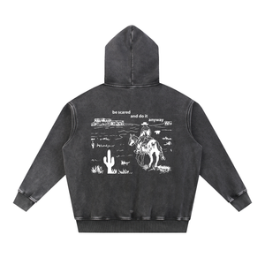 Be Scared Black Hoodie
