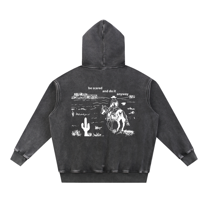 Be Scared Black Hoodie