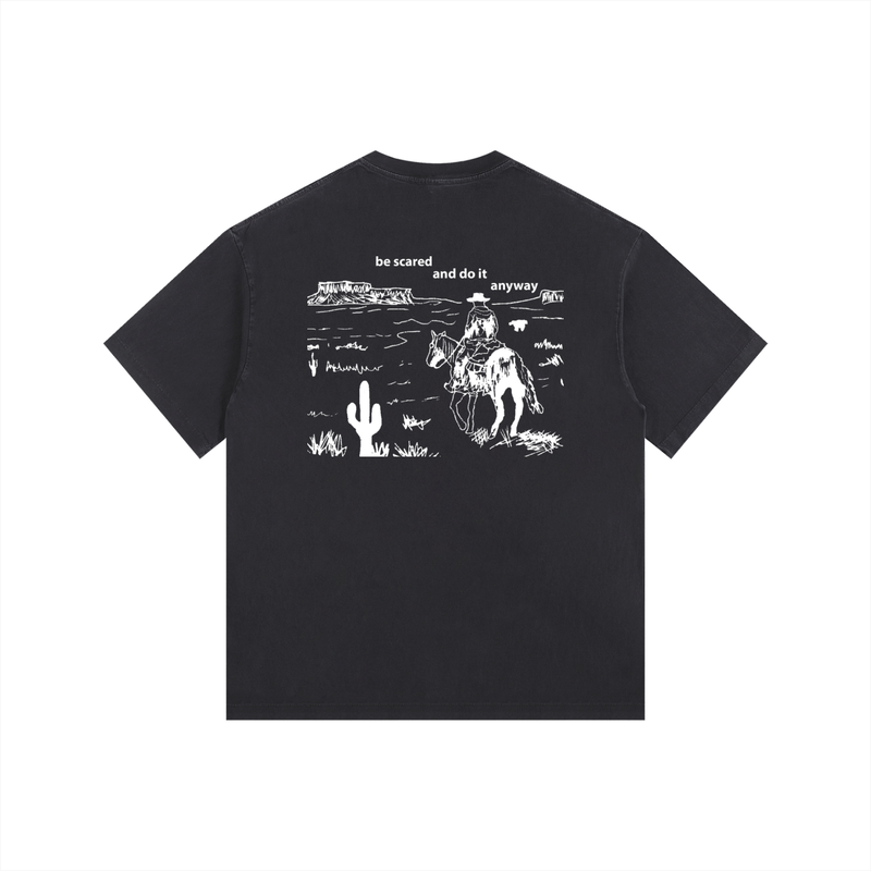 Be Scared Black T-Shirt