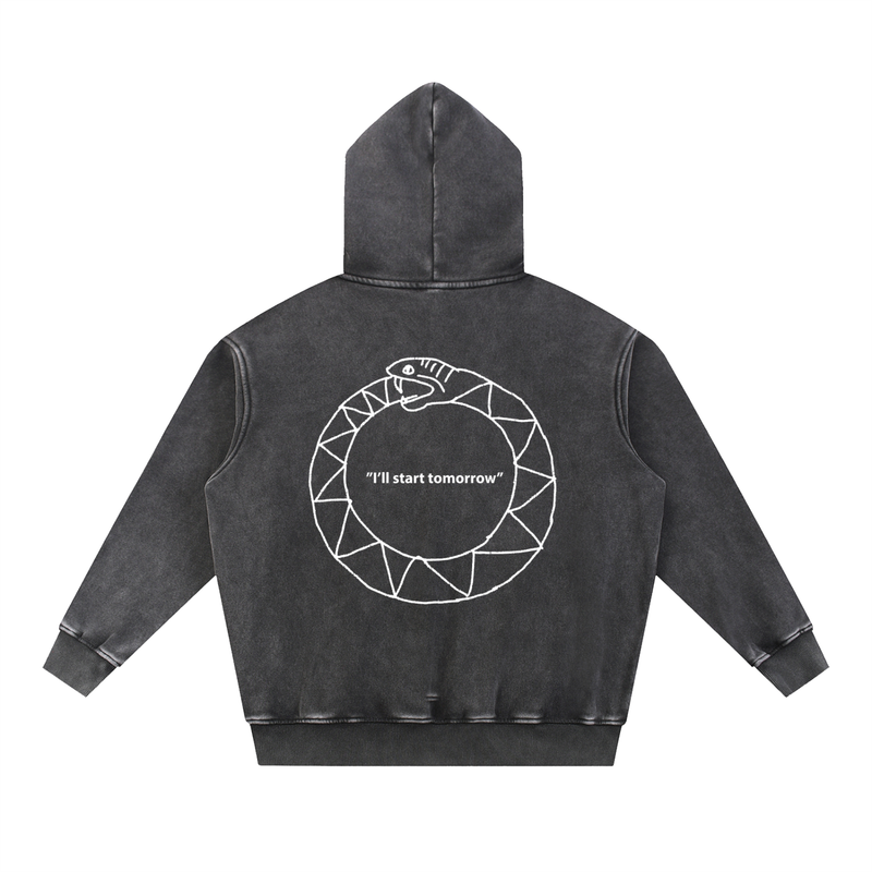 Tomorrow Black Hoodie