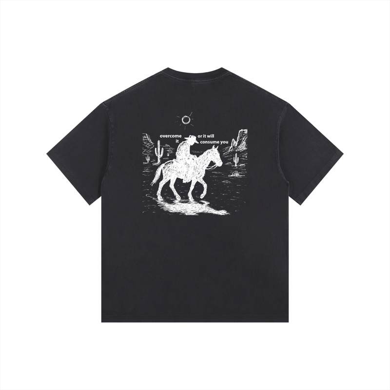 Overcome It Black T-Shirt